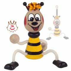 VILDÍK - dřevěné figurky na pružině